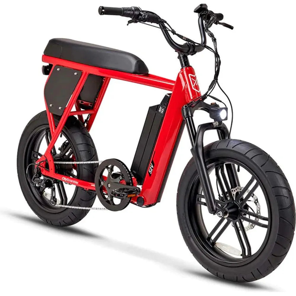 Closeout CityScrambler - Electric Adventure Bike - CHARGED UP FREEDOM