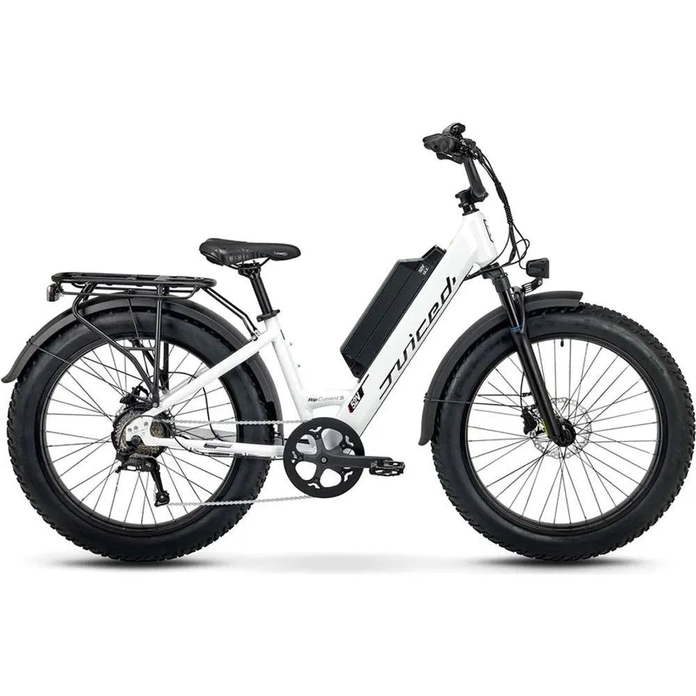 Juiced Bikes - RipCurrent S Step-Through Fat-Tire Electric Bike - CHARGED UP FREEDOM